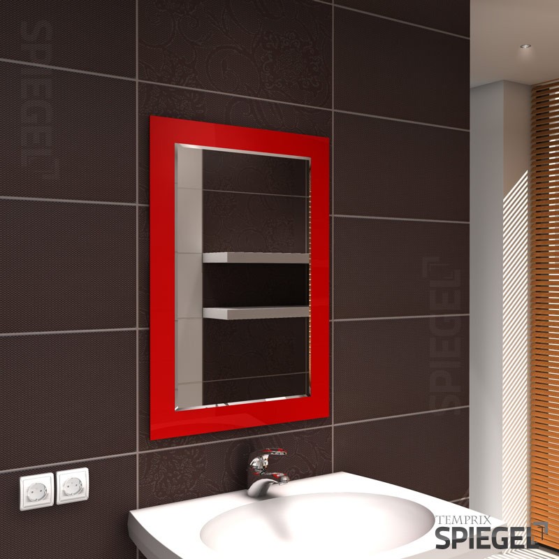 Wandspiegel Ferro red Spiegel online
