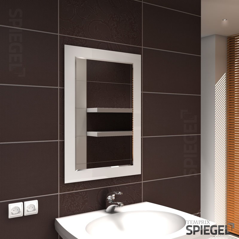 Wandspiegel Ferro white Badspiegel